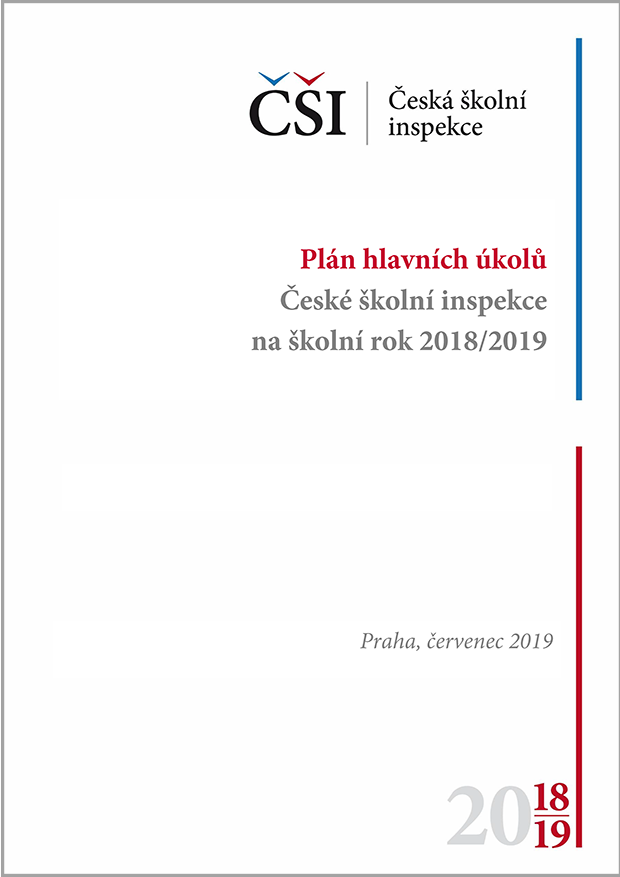 Plán hlavních úkolů České školní inspekce na školní rok 2018/2019