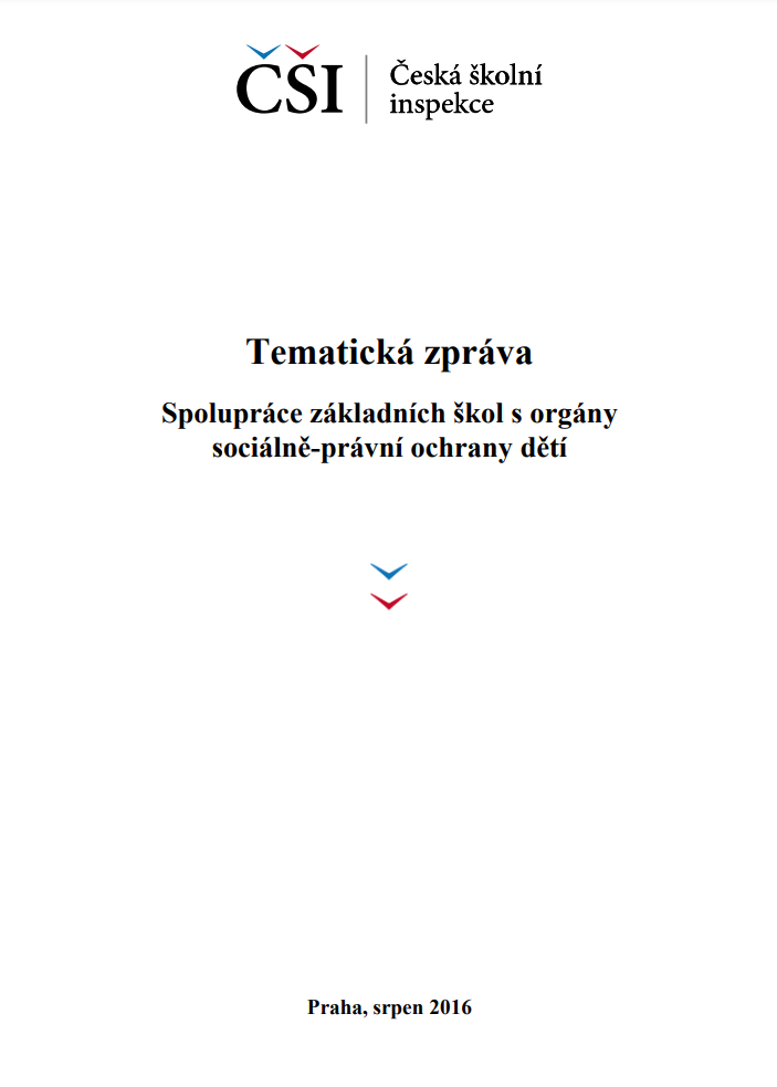 Tematická zpráva – Spolupráce základních škol s OSPOD