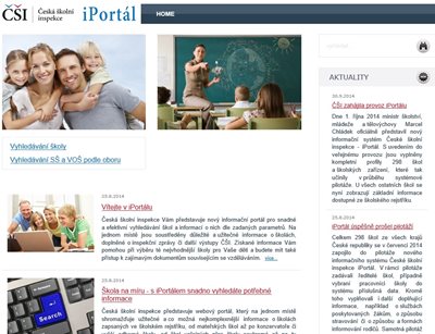 The Czech School Inspectorate launched operation of a new information portal for schools and public