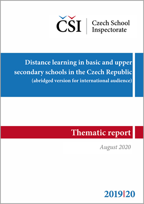Distance learning in basic and upper secondary schools in the Czech Republic